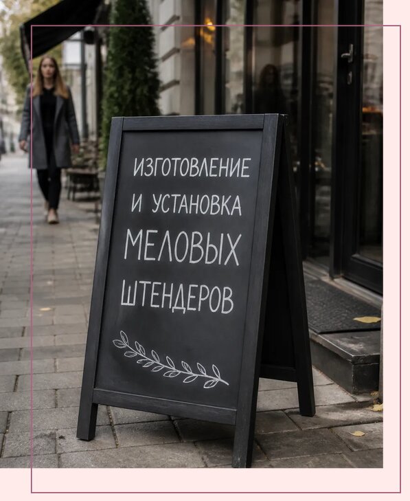 Меловые штендеры в Климовске по цене от 6583 р. | Аванза-Клс